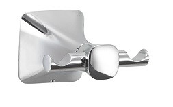 Gedy Cervino, крючок двойной, цвет хром Gedy Cervino, крючок двойной, цвет хром