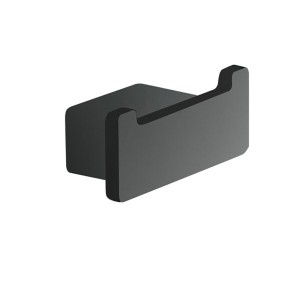 Gedy Lounge, крючок двойной, цвет черный матовый Gedy Lounge, крючок двойной, цвет черный матовый