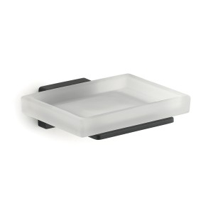 Gedy Atena, настенная стеклянная мыльница, цвет черный матовый Gedy Atena, настенная стеклянная мыльница, цвет черный матовый