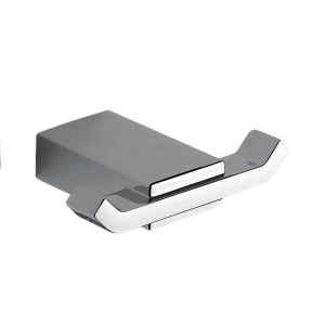 Gedy Kansas, крючок двойной, цвет хром Gedy Kansas, крючок двойной, цвет хром