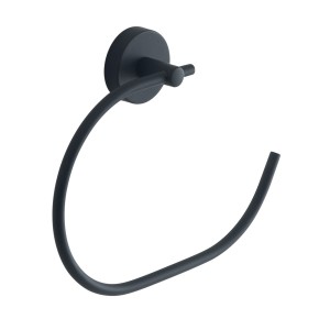 Gedy Eros, полотенцедержатель - полукольцо, цвет черный матовый Gedy Eros, полотенцедержатель - полукольцо, цвет черный матовый