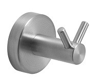 Gedy Project, крючок двойной, цвет хром зачищенный Gedy Project, крючок двойной, цвет хром зачищенный