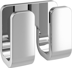 Gedy Outline, крючок двойной, цвет хром Gedy Outline, крючок двойной, цвет хром